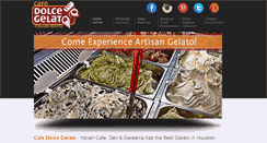 Desktop Screenshot of cafedolcegelato.com