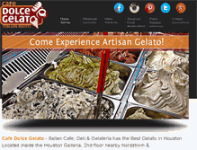 Tablet Screenshot of cafedolcegelato.com